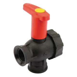 Ball valve 3/4 - Continuous, long handle 3-way 45531113A Arag