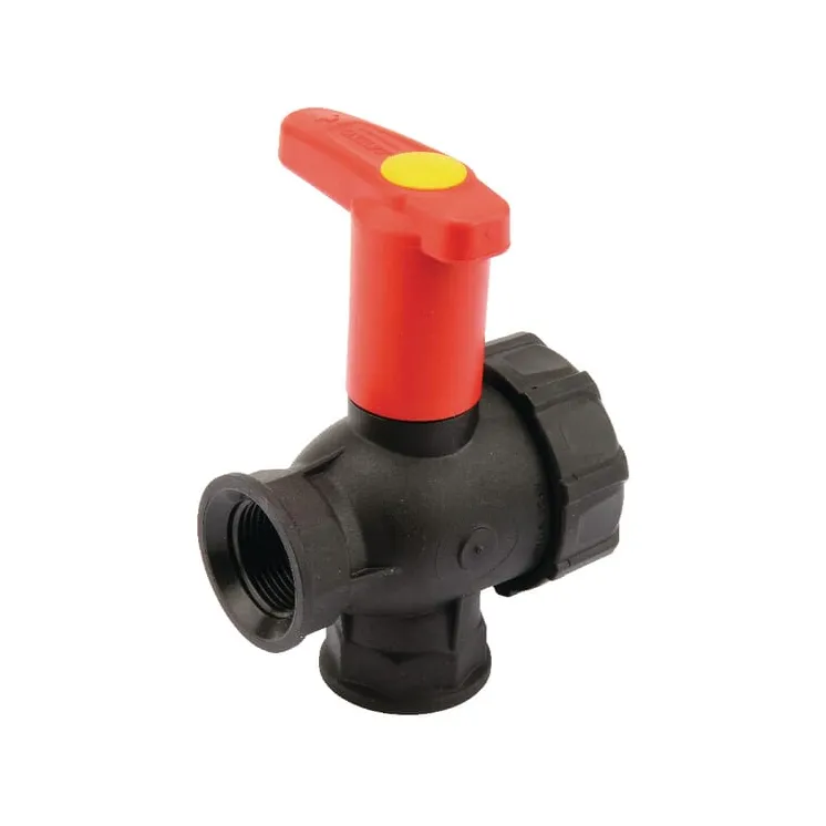 Ball valve 3/4 - Continuous, long handle 3-way 45531113A Arag