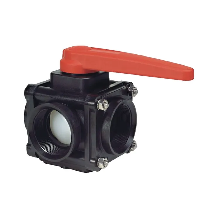 Ball valve 3 way 2F 453216A77 Arag