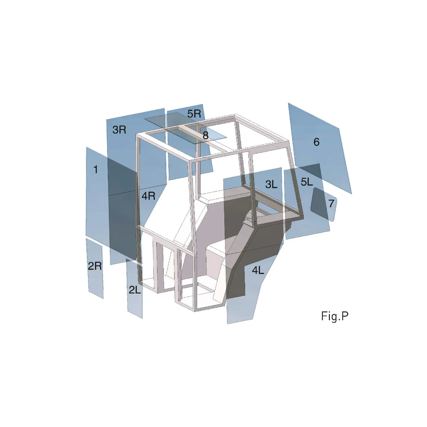 Rear Window CI372409 Carraro ER372409