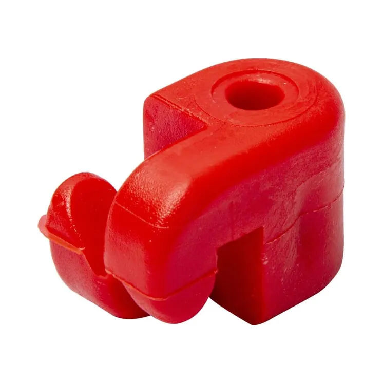 Insulator red for 6 mm 100 pcs 100202P100 AGRA LV