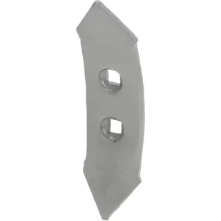 Cultivator point 490x75x10mm, reversible, curved, 2 hole, suitable for Unia 1410010066N AGRA LV