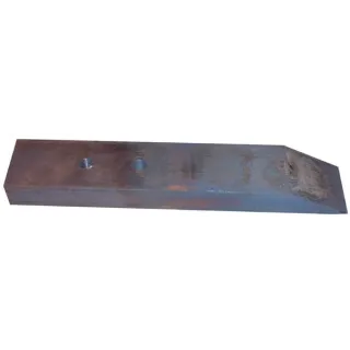 Kultivatora galu 340x70x30mm, plakans, 2 caurumi CP410470 AGRA LV
