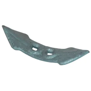 Kultivatora galu 250x75x10mm, atgriezenisks, izliekts, 2 caurumi, piemērots Ottmar CP35 AGRA LV OT35