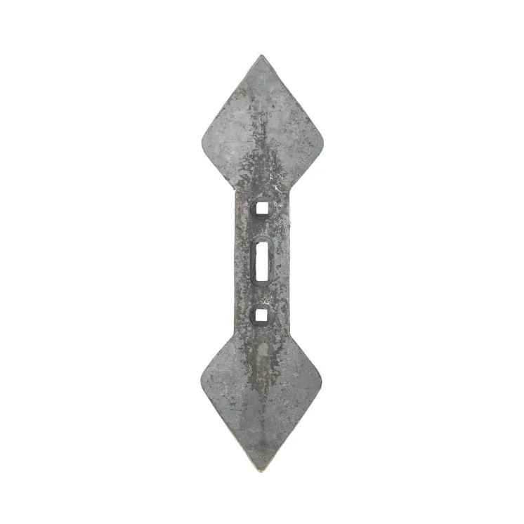 Kultivatora galu 450x135x19.5mm, atgriezenisks, izliekts, 3 caurumi CP489071 AGRA LV