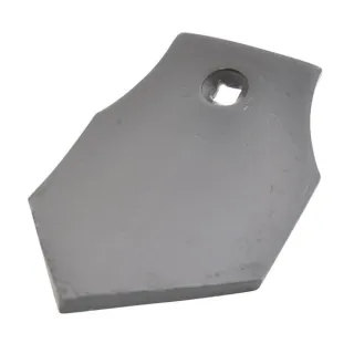 Kultivatora galu 135x10mm, ciets, plakans, 1 caurums, piemērots Razol CP486053 AGRA LV