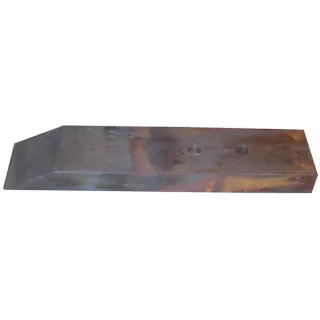 Kultivatora galu 340x80x30mm, plakans, 2 caurumi CP410471 AGRA LV