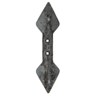 Kultivatora galu 440x135x19mm, atgriezenisks ciets, izliekts, 2 caurumi CP000024 AGRA LV