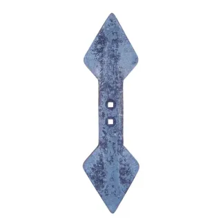 Cultivator point 440x135x19mm, reversible, curved, 2 hole CP23 AGRA LV KA23N