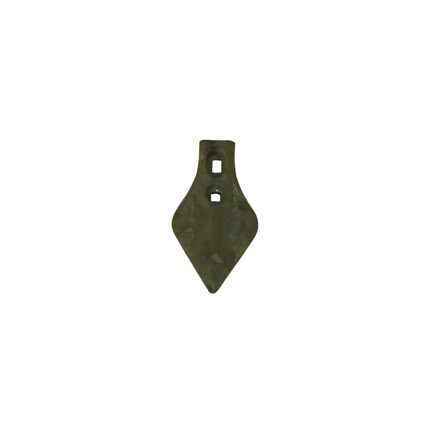 Cultivator point 235x120x9mm, hardened, curved, 2 hole, suitable for Peecon CP001000 AGRA LV PB1000