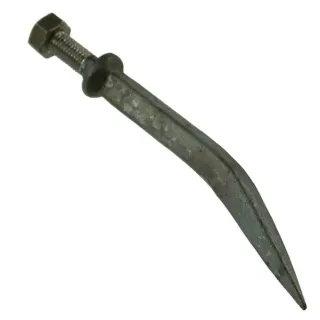 Ķermeņa zobs izliekts M12 12mm kvadrāts EZ141501 AGRA LV