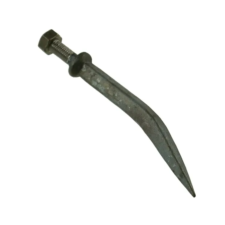 Ķermeņa zobs izliekts M12 12mm kvadrāts EZ141501 AGRA LV