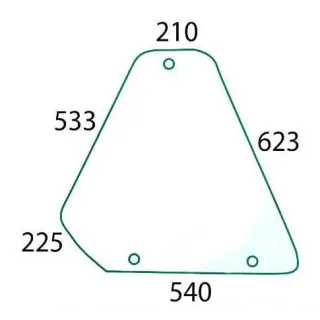 Glass 5165571 CNH D9021
