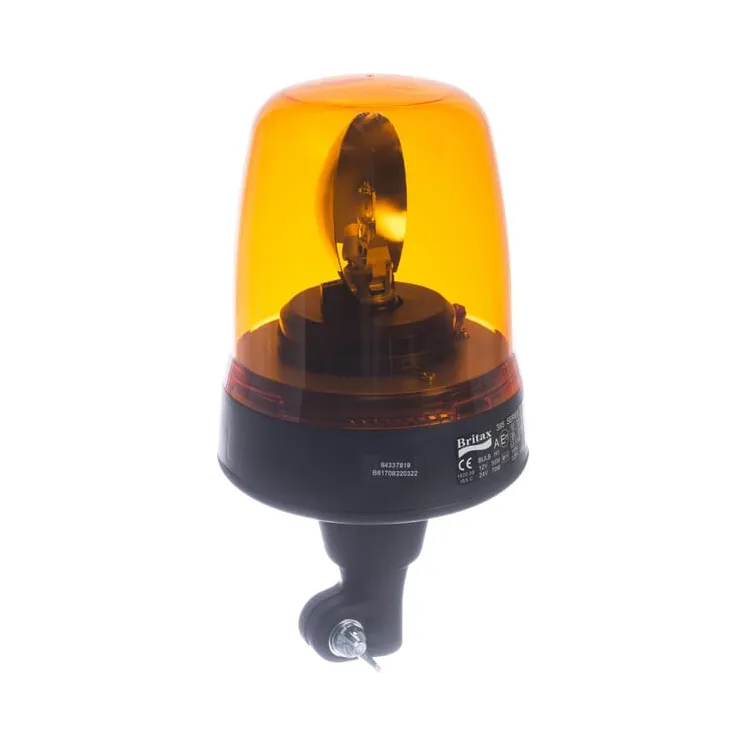 Rotating beacon, 12V, flexible pole mount 84337818 CNH 82018390