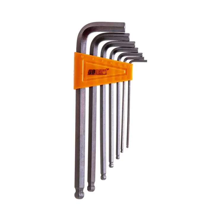 Hex head wrench set 7 piece 2.5-10mm,   10002GP gopart 1817350610