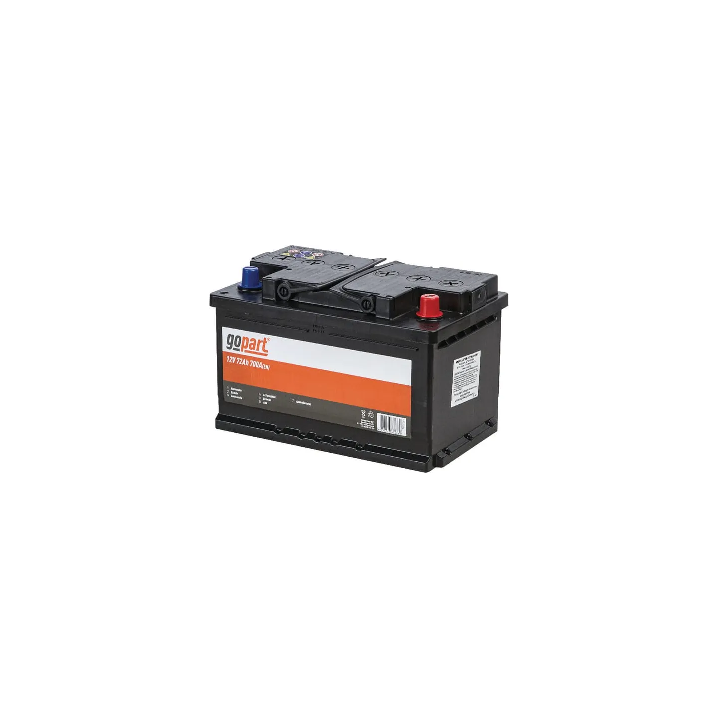 Akumulators 12V 72Ah 700A 1072004 gopart 27531072004