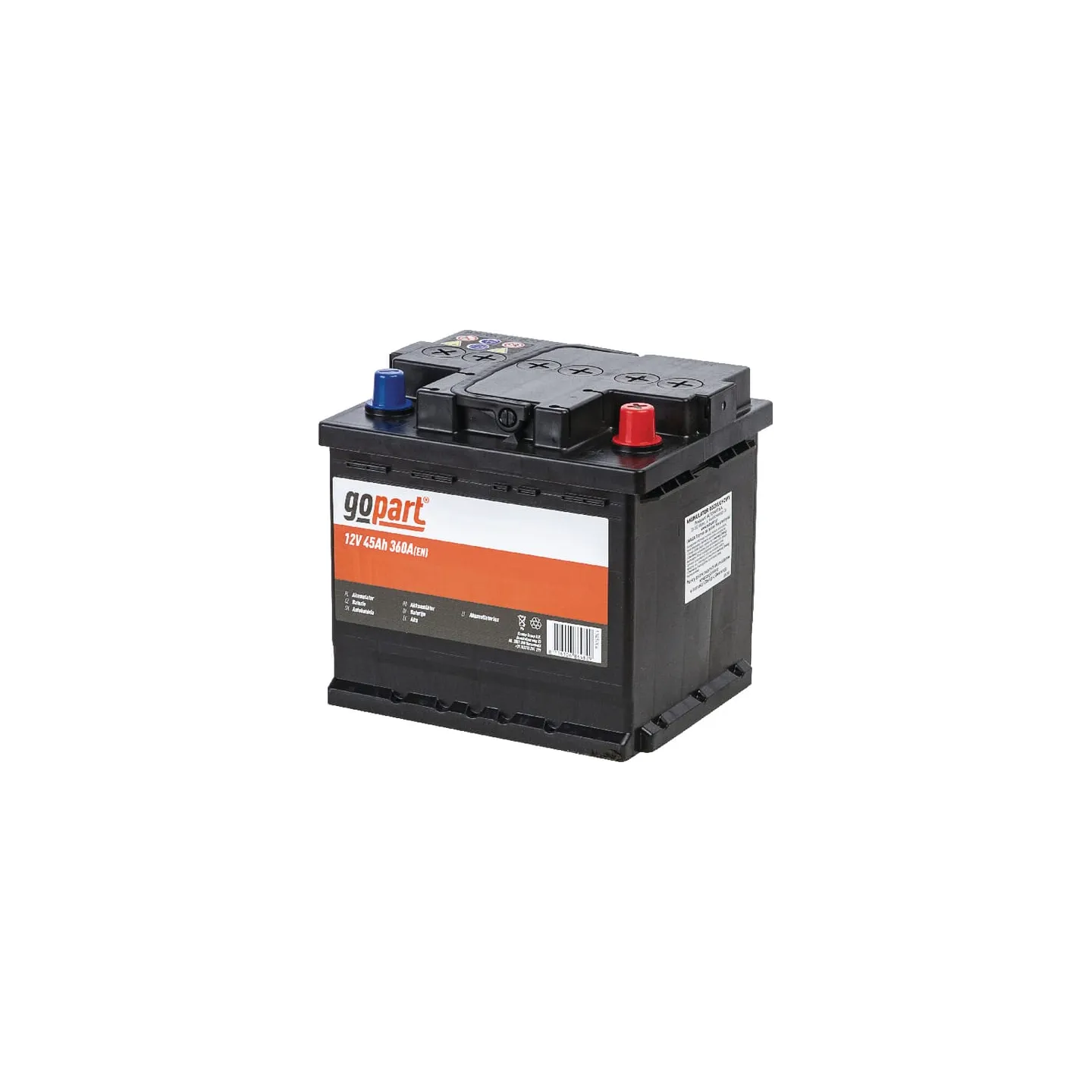 Battery 12V 45Ah 360A   1045004 gopart 27531045004