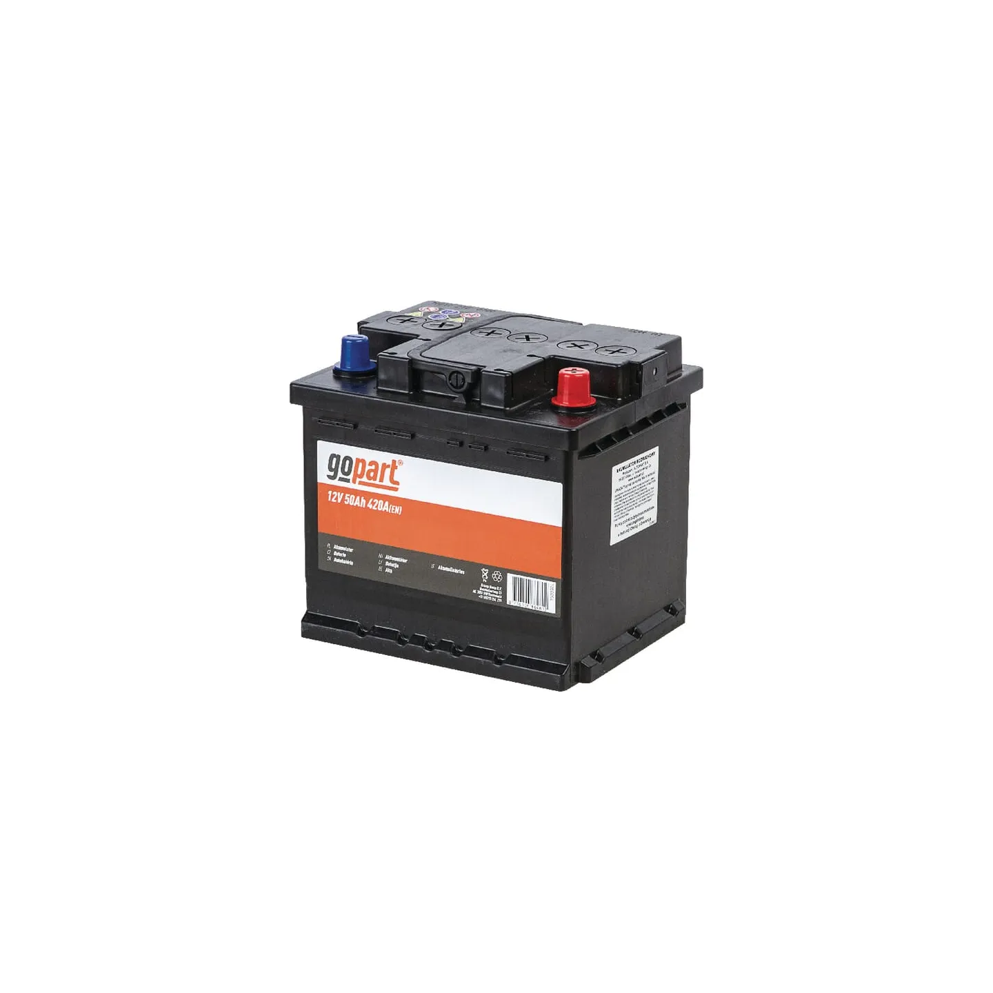 Battery 12V 50Ah 420A   1050004 gopart 27531050004
