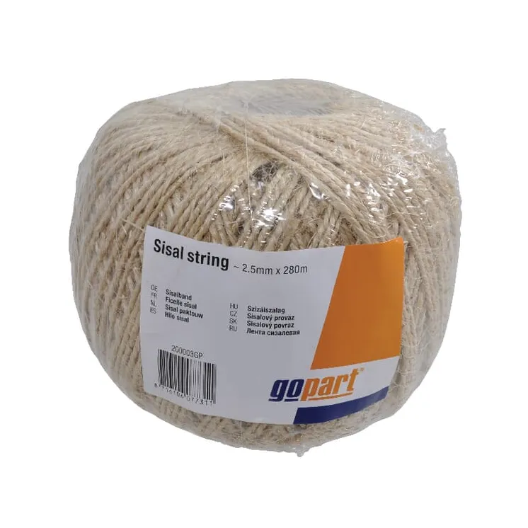 Sisal rope ca. 2.5mm x 60m  200001GP gopart NT260060Z