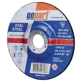 Steel cutting disc , flat 230x2x22  1861162230GP gopart