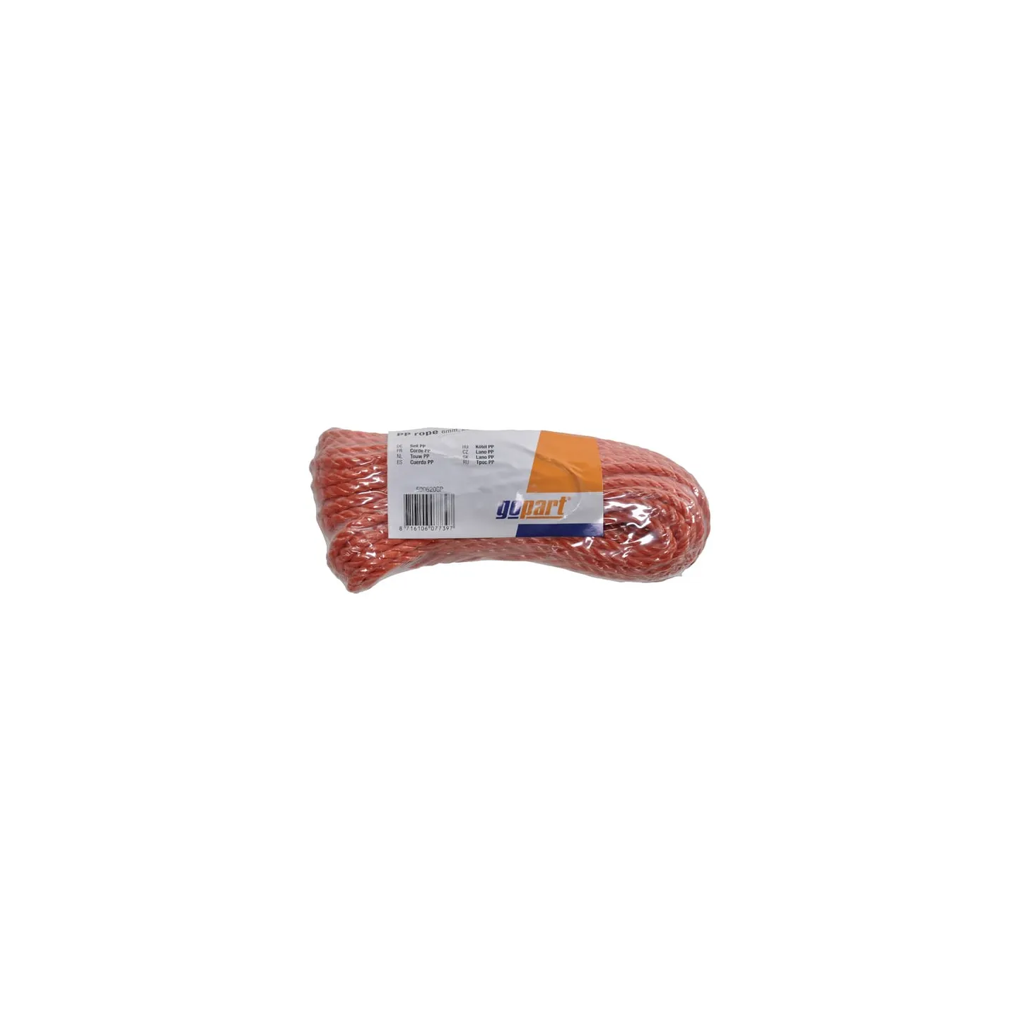 PP rope orange 4mm, 20m,   500420GP gopart NT500420Z