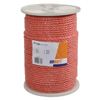 PP rope orange 6mm, 220m,   506220GP gopart NT506200Z NT506220
