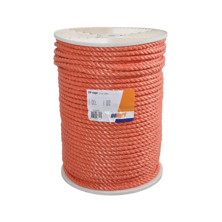 PP rope orange 12mm, 220m,   512220GP gopart NT512220 NT600104