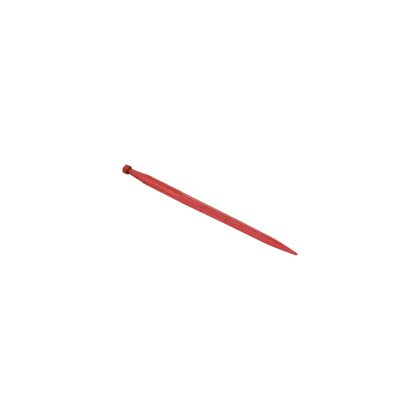 Loader tine, straight, square section 45x980mm, pointed tip with M28x1.5mm nut, red,   519398028 gopart