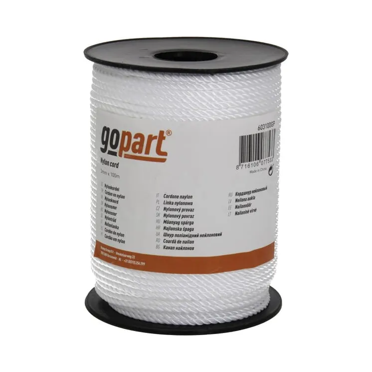 Nylon cord 3mm x 100m  603100GP gopart NT603100Z