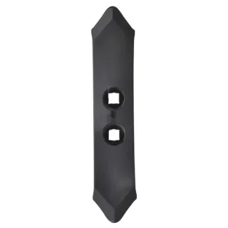Cultivator point 250x53x8mm, reversible hardened, curved, 2 hole  CP807GP gopart
