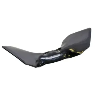 Cultivator point 295x110x6mm, reversible, curved, 2 hole  CP578GP gopart 05000485N 105000485N