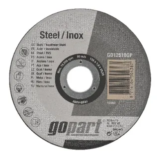 Plakans griešanas disks 125x1.0mm GD12510GP gopart VLA1644