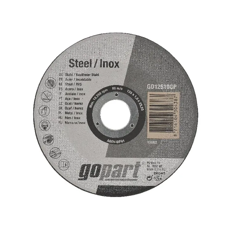 Plakans griešanas disks 125x1.0mm GD12510GP gopart VLA1644
