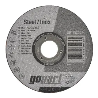 Plakans griešanas disks 115x2,5mm GD11525GP gopart VLA1408