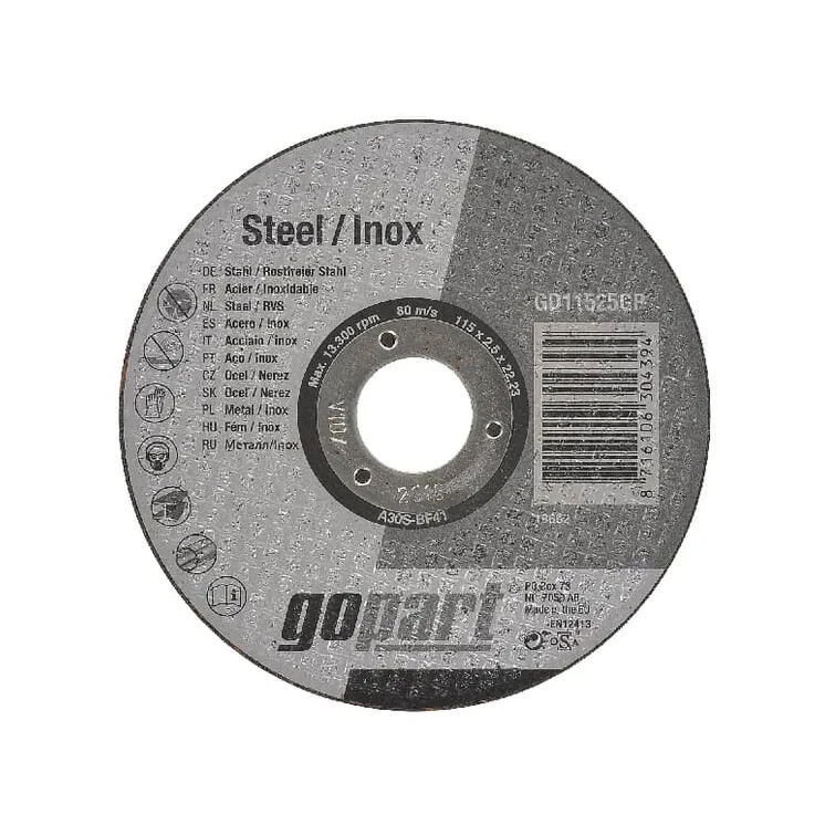 Plakans griešanas disks 115x2,5mm GD11525GP gopart VLA1408
