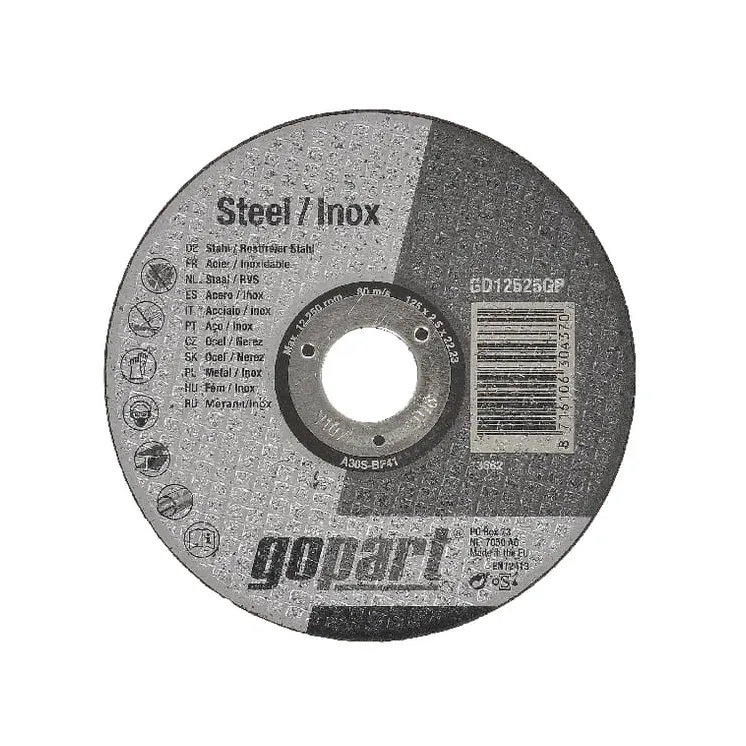 Plakans griešanas disks 125x2,5mm GD12525GP gopart VLA1654