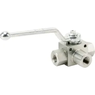 Lodveida vārsts 3/2-L - 1/4BSP KH3KSR04GP gopart KH3KSR04N