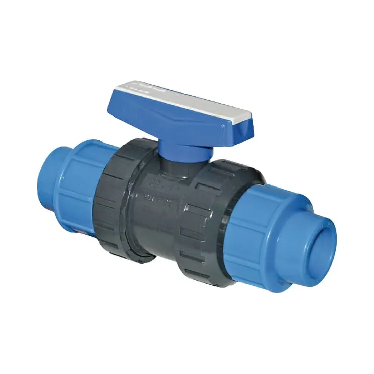 PVC lodveida vārsts 2xPE 32mm KS32325GP gopart