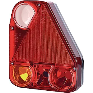 Aizmugurējais lukturis RH taisnstūrveida, 12/24V, balts/oranžs/sarkans, 206x54.5x174mm, LA45009 gopart