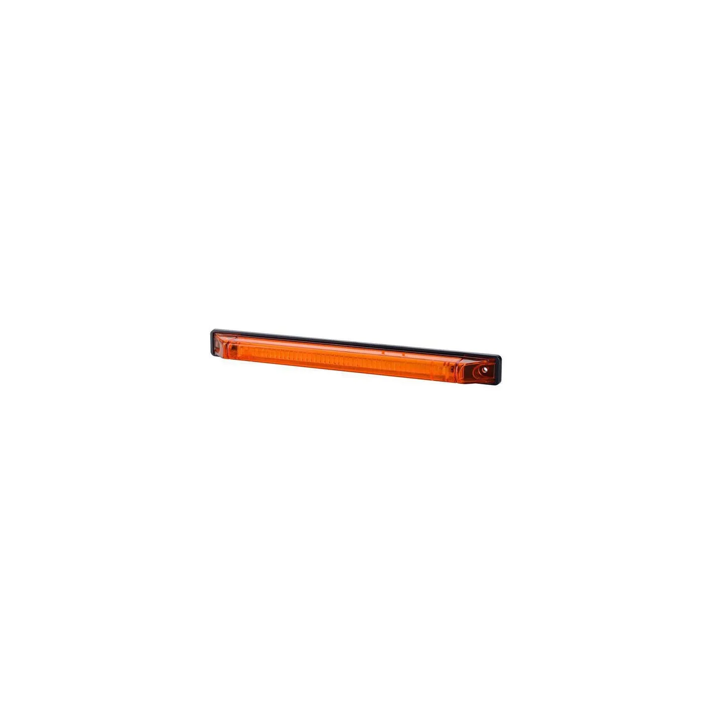 Gaismas gaismas diode, 0.5/1W, taisnstūrveida, 12/24V, oranža, 255x24x27mm, 2 LED, LA35062 gopart