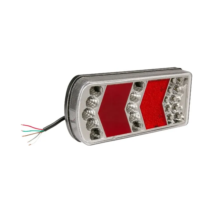 Aizmugurējais lukturis RH LED, taisnstūrveida, 12-24V, 228x106x40mm, LA45018R gopart