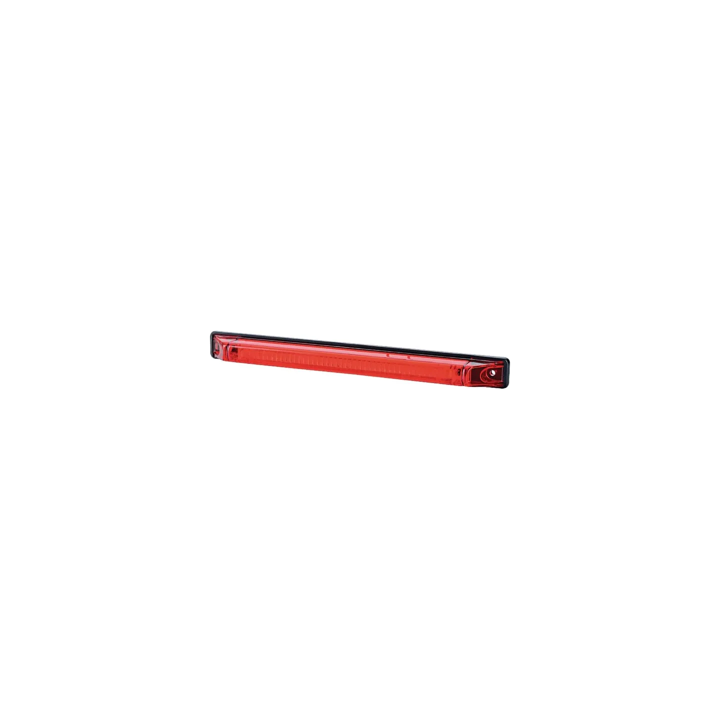 Gaismas gaismas diode, 0.5/1W, taisnstūrveida, 12/24V, sarkana, 255x24x27mm, 2 LED, LA35060 gopart