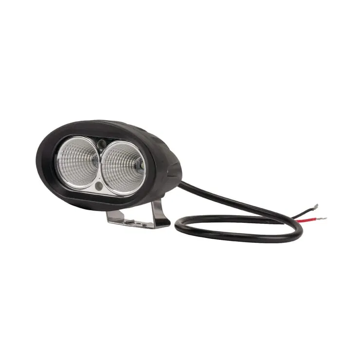 Darba gaismas LED, 20W, 1800lm, ovāls, 10/30V, 96x72x79mm, punktveida stars, 2 LED, LA15006 gopart