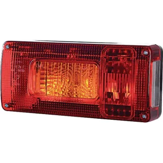 Aizmugurējais lukturis LH 5/21W, taisnstūrveida, 12/24V, balts/oranžs/sarkans, 218x54,5x100mm, LA45015 gopart