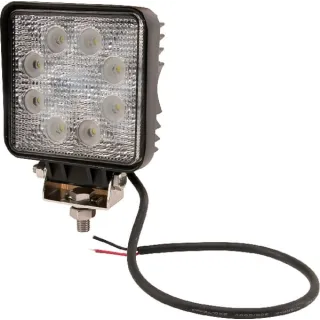 Darba gaismas LED, 24W, 1920lm, kvadrātveida, 10/30V, 128x45x110mm, plūdi, 8 LED, LA15025 gopart 1400492460 LA15023 LA491560110G