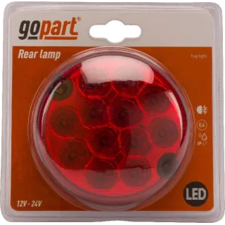 Miglas lukturis LED, apaļš, 12/24V, 95mm, LA45021 gopart