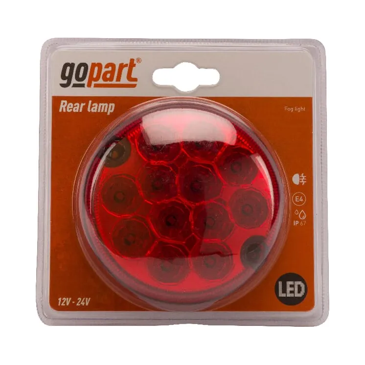 Miglas lukturis LED, apaļš, 12/24V, 95mm, LA45021 gopart