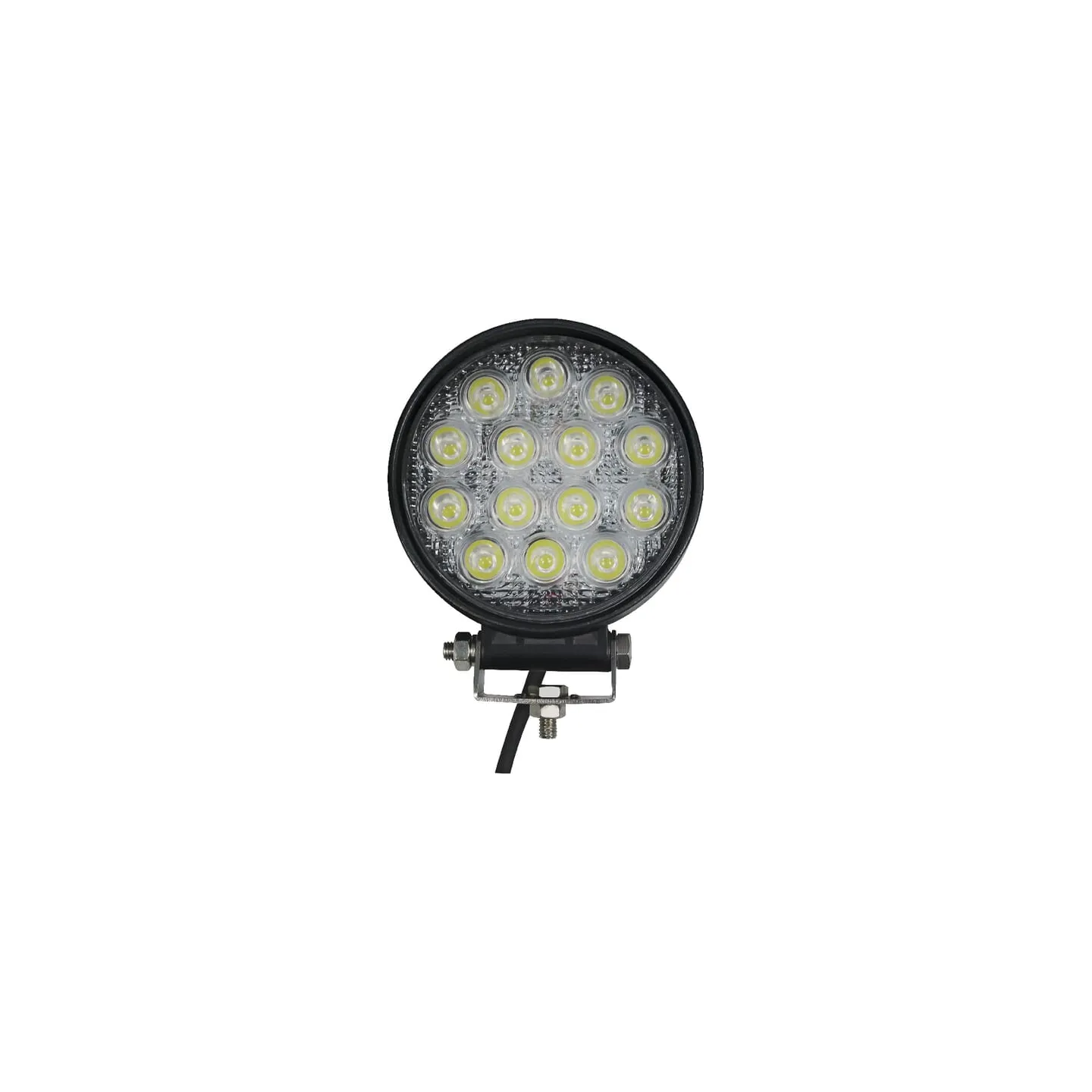 Work light LED, 42W, 3360lm, round, 10/30V,  117mm, Flood, 14 LED's,   LA15028 gopart LA494260GP