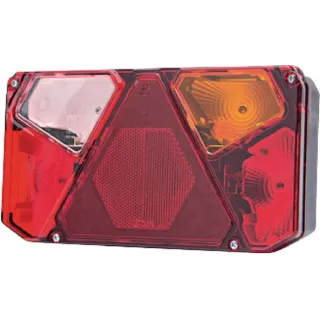 Multifunction rear RH light rectangular, 12/24V, 242x134x58mm,   LA45055 gopart