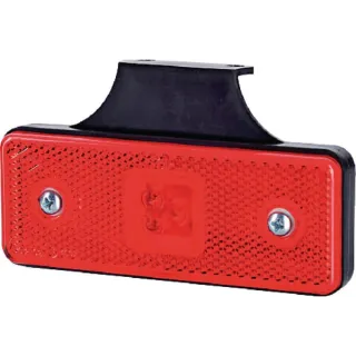 Marker light LED, 0.4/0.7W, rectangular, 12/24V, red, 112x45x17mm, 3 LED's,   LA35054 gopart